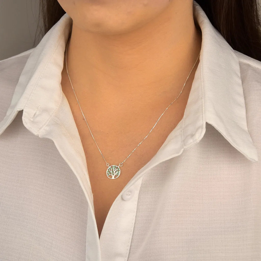 Conjunto Árvore da Vida em Prata 925