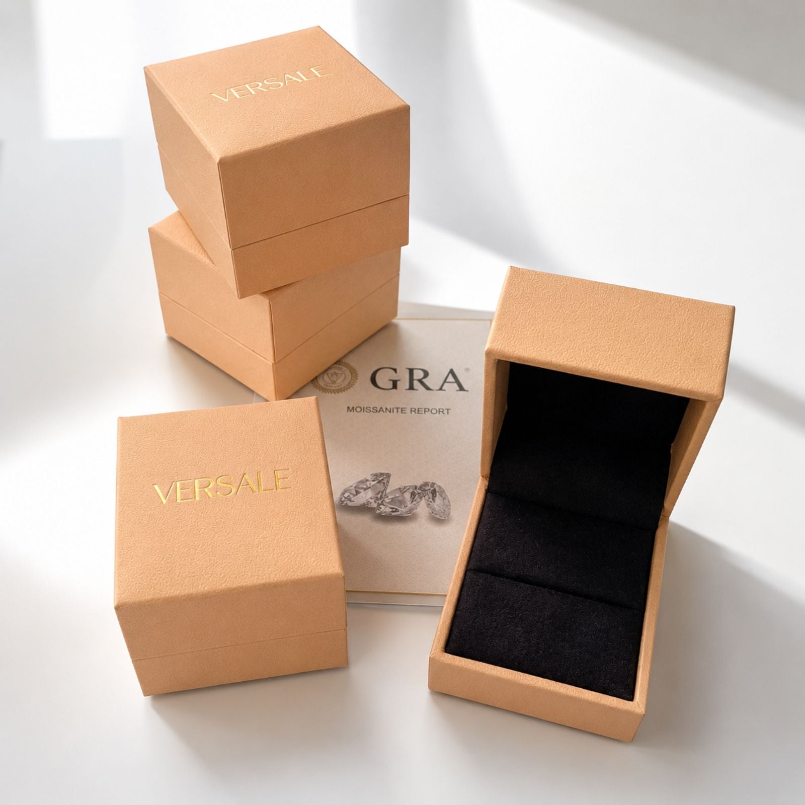 Anel Solitário Noivado Cravejado com Moissanite 2ct